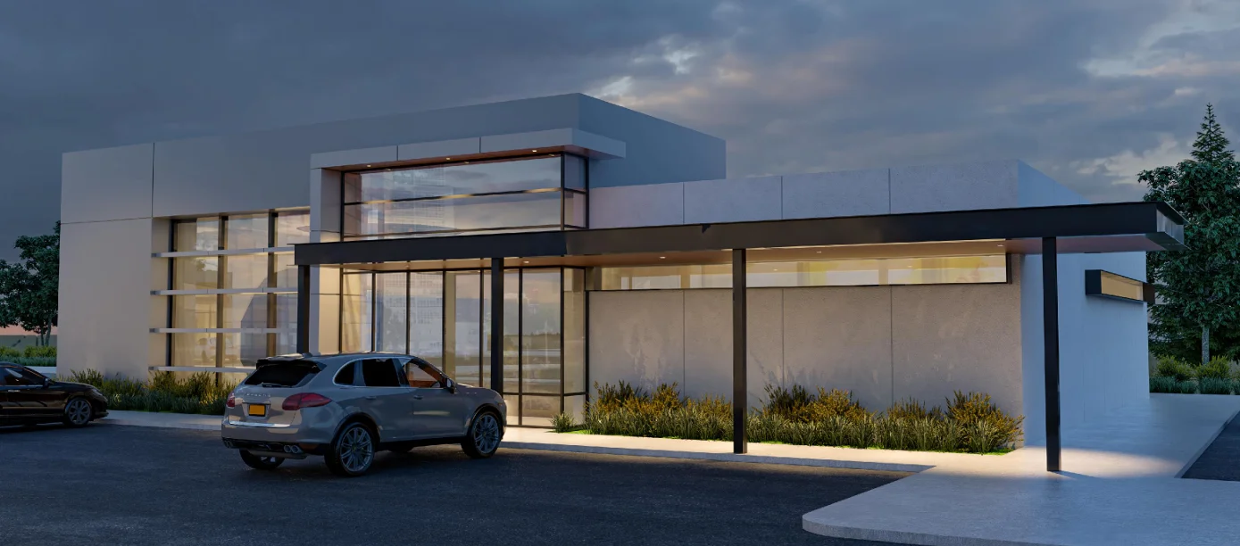 Contemporary healthcare office architecture at Eastlake Medical Park